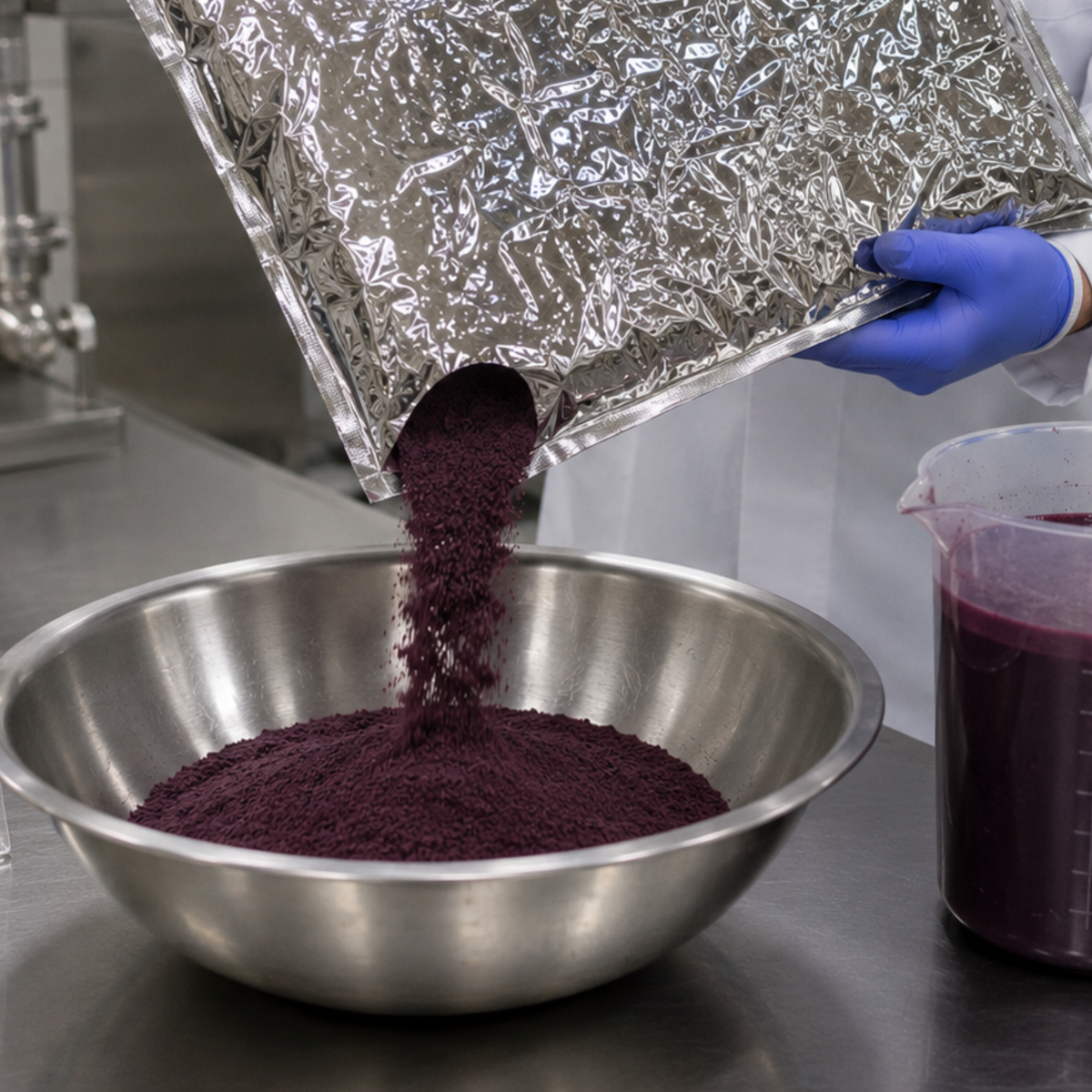 Organic açaí powder