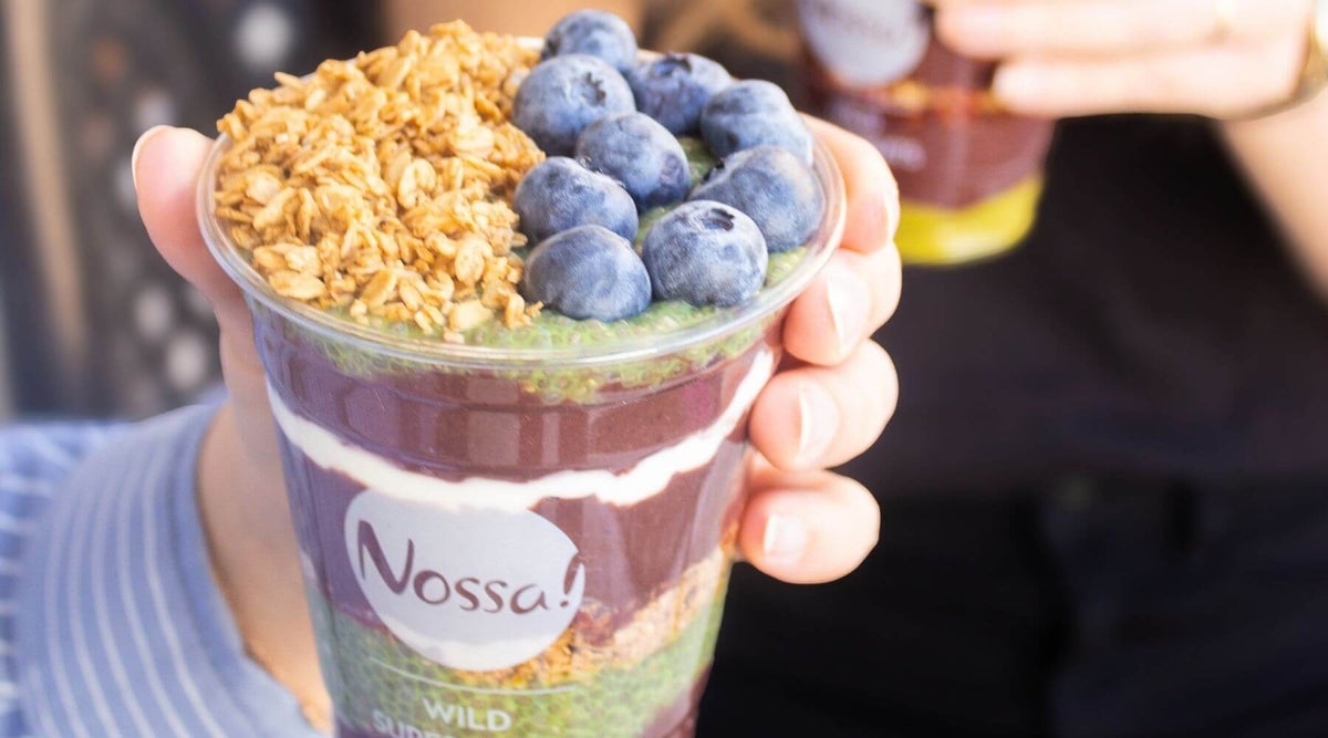 acai bowl et chia pudding au matcha