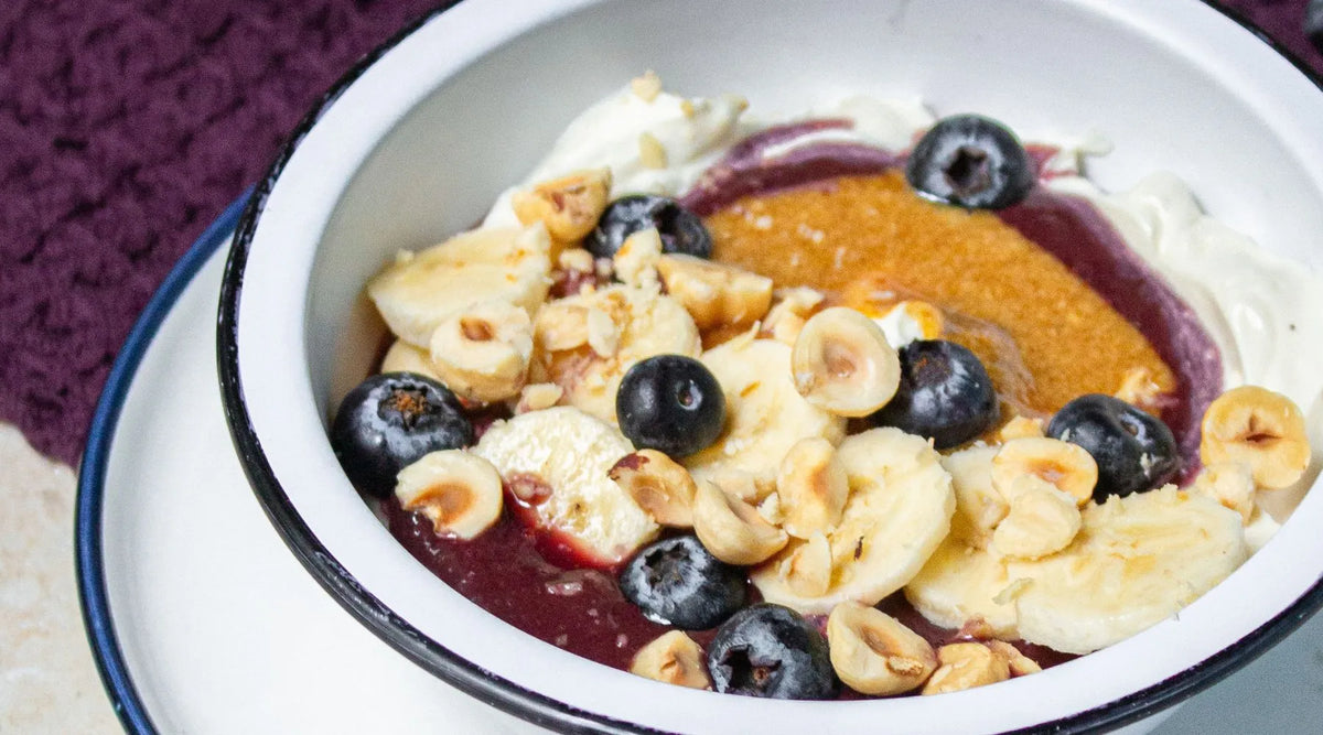 Acai bowl praliné noisette : la recette du chef Matthieu Payet-Godel