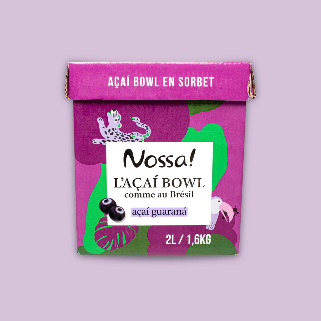 Premium açaí &amp; guarana sorbet