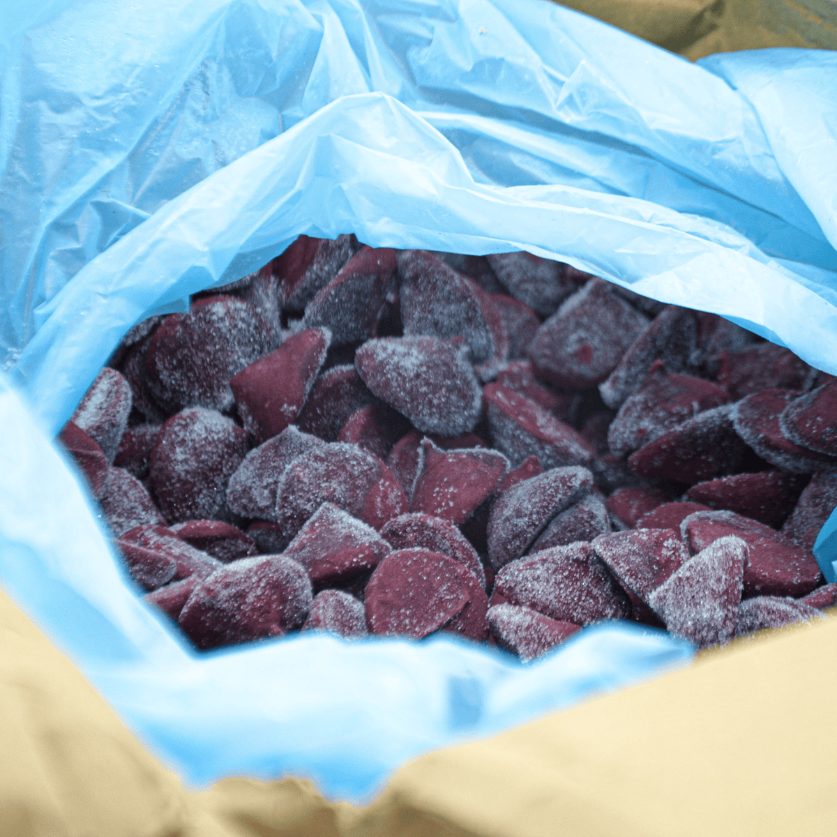 Frozen organic açaí purée