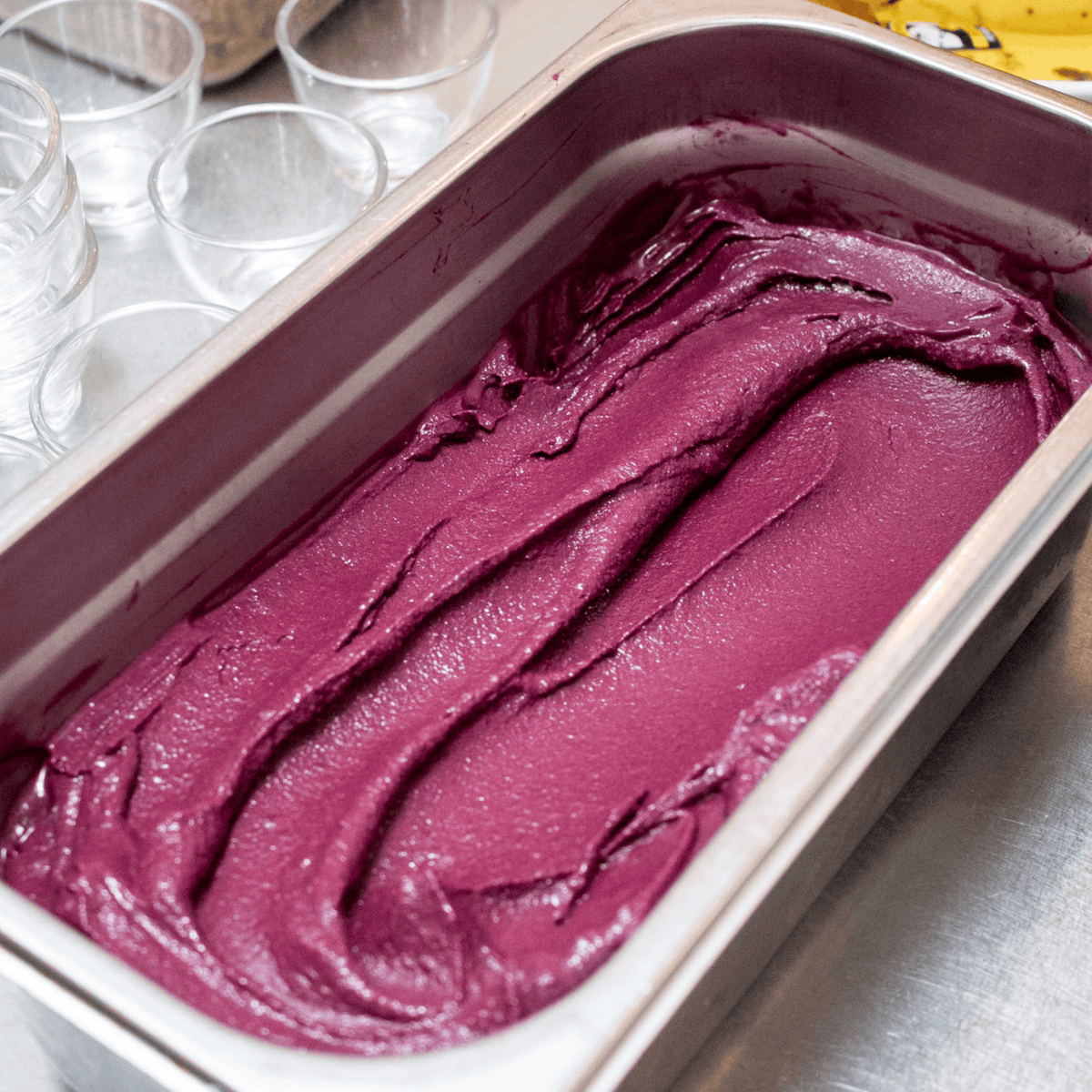 Frozen organic açaí purée